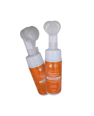 Sabonete Mousse de Limpeza Facial Vitamina C - Isis Make Up