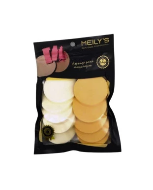 Kit 10 Esponjas Para Maquiagem Meily´S MAC-242