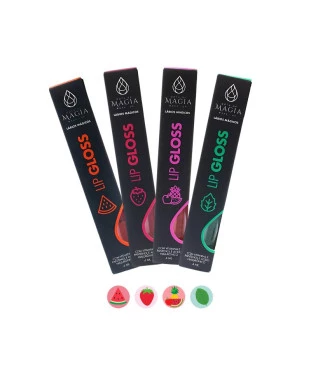 Lip Gloss Labial de Frutas Aromático - Gota de Magia