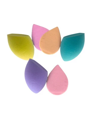 Kit com 2 Esponjas Chanfrada & Gota em forma Cores Sortidas - MAC281 Meily's