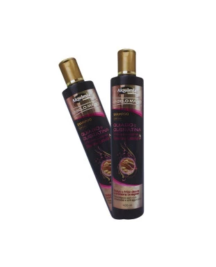 Shampoo Cabelo Macio Quiabo e Queratina 400ml - Alquimia 