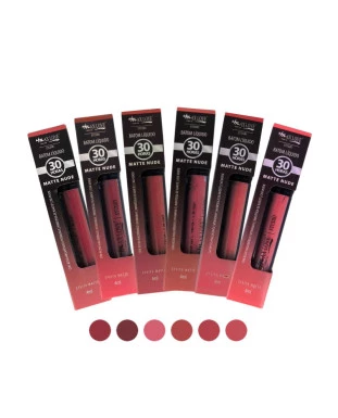 Batom Líquido 30 Horas Matte Nude Cor 662 ao 667 - Max Love
