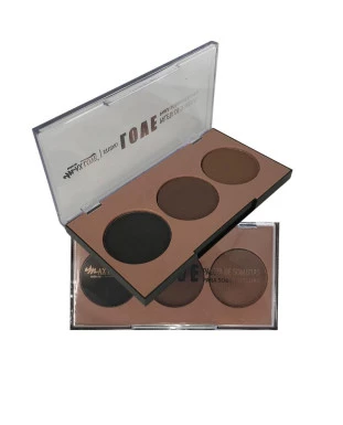 Paleta de Sombras P/Sobrancelhas Cor 02 - Max Love 