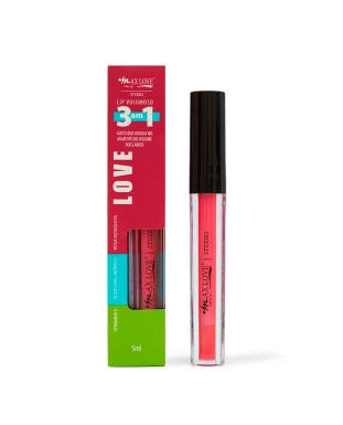 Gloss Lip Volumoso 3 Em 1 Cor 301 - Max Love