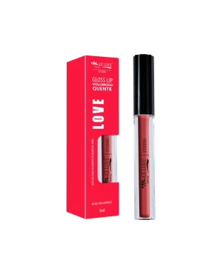 Gloss Lip Volumoso Translúcido Quente Cor 153 - Max Love
