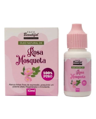 Óleo Natural Rosa Mosqueta 10ml - Face Beautiful 