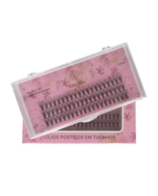 Cílios Postiços Tufinhos 12mm - Hello Mini