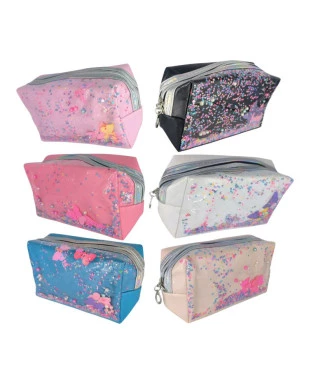 Necessaire Borboletas Brilho NECC01GC - Cisne