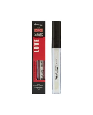 Gloss Lip Volumoso Vegano 01 Incolor - Max Love