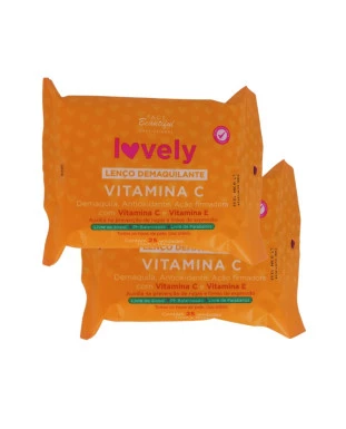Lenço Demaquilante Vitamina C Lovely - Face Beautiful