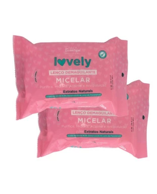 Lenço Demaquilante Micelar Lovely - Face Beautiful