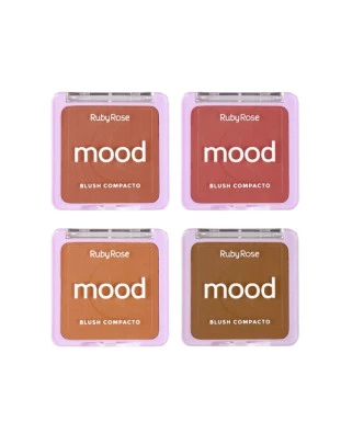 Blush Compacto HB-F582 Mood - Ruby Rose