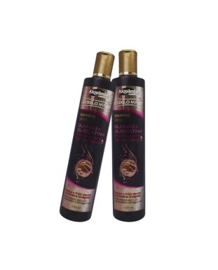 Shampoo Cabelo Macio Quiabo e Queratina 400ml - Alquimia 