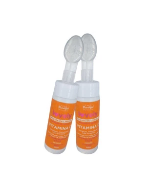 Sabonete Mousse de Limpeza Facial Vitamina C Lovely - Face Beautiful