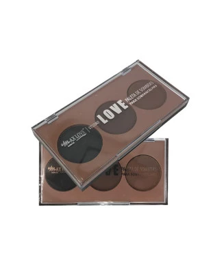 Paleta de Sombras P/Sobrancelhas Cor 02 - Max Love 