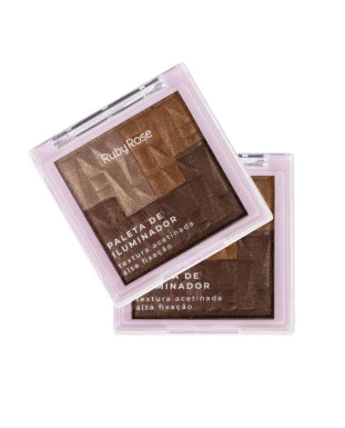 Paleta de Iluminador Master Glow - Ruby Rose
