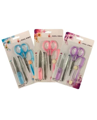 Kit Unhas/Sobrancelhas Sol Oro 