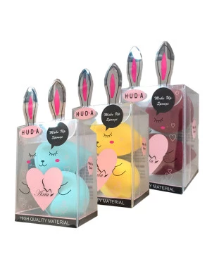 Kit com 2 Esponjas Cores Sortidas - Huda Axiu