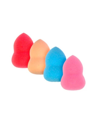 Kit com 4 Mini Esponjas Cores Sortidas - RA031 Ruby Anjo