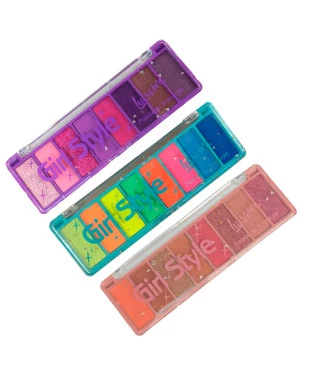 Paleta de Sombras Girl Style Luisance A-B-C (L6073)